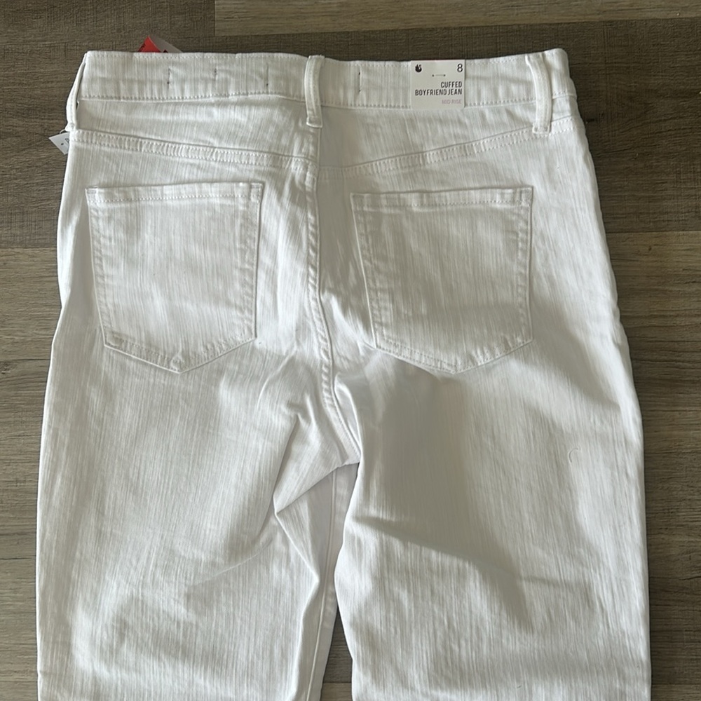 NWT Gloria Vanderbilt women’s white jeans size 8 - Picture 8 of 8